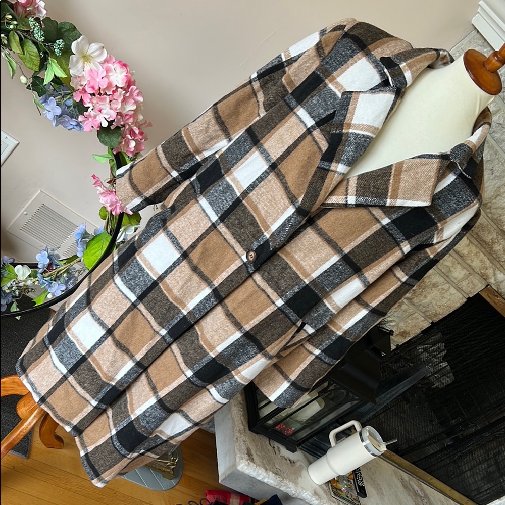 Plaid Neutral Coat